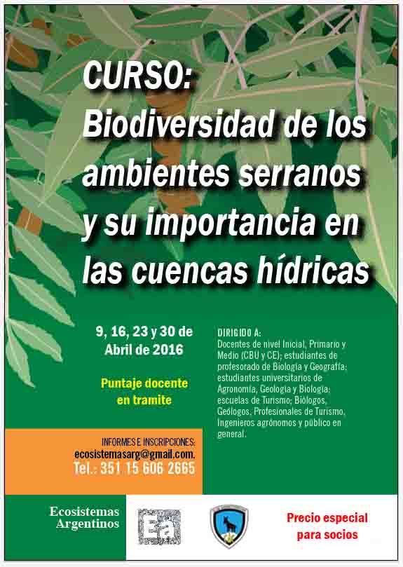 Ecosistemas Argentinos - Curso Biodiversidad 2016